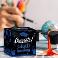 thumbnail image 6 of yulier Graduation Card Box, Graduation Decorations Graduation Box Congrats Grad Card Box Graduation Gift Graduation Party Favors Decor Party Supplies, Blue, 6 of 6