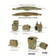thumbnail image 3 of 1000D Nylon 7 IN 1 Multi-Purpose Molle Padded Belt, BOMTURN Waist Belt Outdoor Sports Equipment, 3 of 4