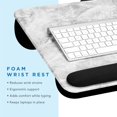 LapGear Home Office Pro Lap Desk, White Marble