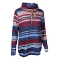 thumbnail image 4 of con capucha de manga larga cuello vuelto para mujer con bolsillo XXL Hugo  Sudadera con rayas de mujer, 4 of 9
