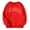 Red, variant on LUOGENLI Cute Hoodies for Girls Girls Casual Crewneck Sweatshirts Long Sleeve Cute Pullover Oversized Lightweight Tops Girls Hoodies Cute Girls Hoodies Size 14-16 Black 5-6 Years