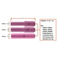 thumbnail image 2 of Consumables Kit for 17-18-26 Series TIG Torches with Standard Set-Up - Long Nozzle - Sizes: 1/16", 3/32" and 1/8" with Tungstens (Model: AK-3-STDL-T), 2 of 7