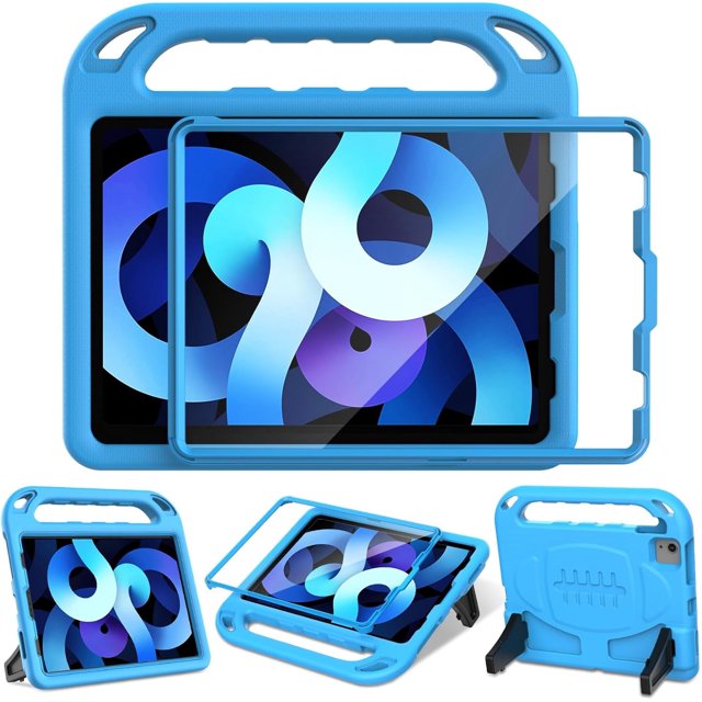 Funda para iPad Air de 5.ª/4.ª generación (2022/2020), funda para iPad Pro 11 (2021/2020/2018), protector de pantalla integrado.