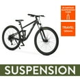 thumbnail image 6 of Ozark Trail 29" FS.2 Slalom Full Suspension Mountain Bike, 29" Wheels, Large Frame, Fits Riders 5'10" - 6'2"+, Black, Adult, Unisex, Online Only, 6 of 9