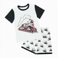 thumbnail image 1 of Curenmufel Pyjamas pour Garçons 2 Pcs Ensembles de Pyjama pour Bébé avec Coton Ajusté Pjs pour Filles Garçons Tout-Petits Enfants Ultra Doux et Extensible Taille 7-8 (Rouge Melon D\'eau, 7-8 Ans), 1 of 4