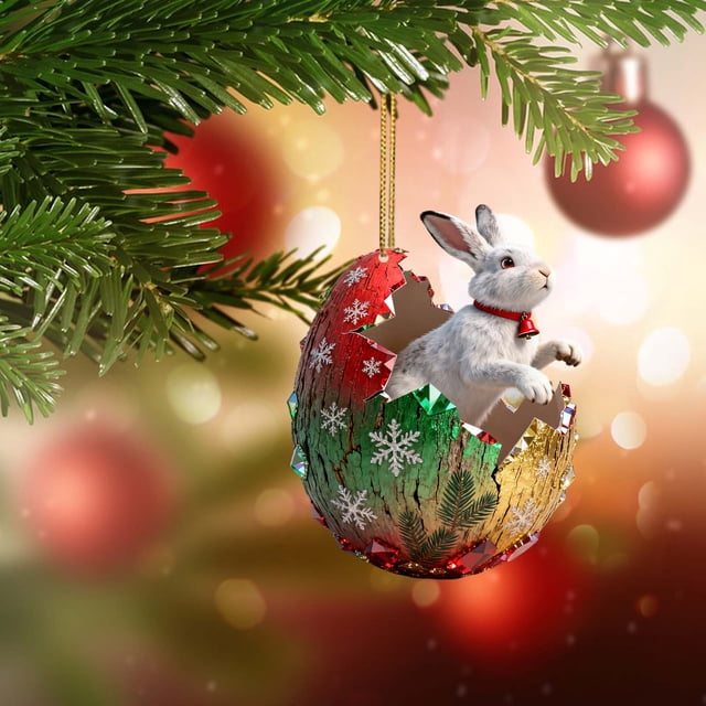 Trampa de luz acrílica para decoraciones navideñas, serie de animales exquisitos, mochila plana de acrílico 2D, adornos colgantes para coche, decoración colgante, decoraciones de jardín, decoraciones