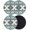 bronze, variant on Gray Boho Coasters Set of 6, Southwestern Ethnic Aztec Retro Geometric Absorbent Coasters for Drinks, Coaster for Bar Office Dining Coffee Table Accessories Decor, Non Slip Round Desk Coaster