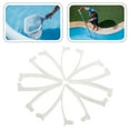 thumbnail image 3 of TABLZONE White Plastic V-Clips for Pool Skimmer Nets and Brushes, Secure Grip Swimming Pool Accessories, 3 of 8