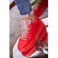 thumbnail image 3 of Tenis Sneakers con brillos Casual para Mujer Berness Sia 02 Red, 3 of 4