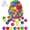 100 Balls, 7 Rainbow Colors, variant on 50 100 200 400 Soft Plastic Ball Pit Balls For  Gift Birthday Christmas Play Tent Kiddie Pool Water Toys Party Decoration
