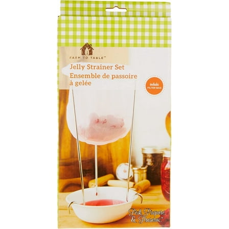 Fox Run Jelly & Jam Strainer Set Filter Bag