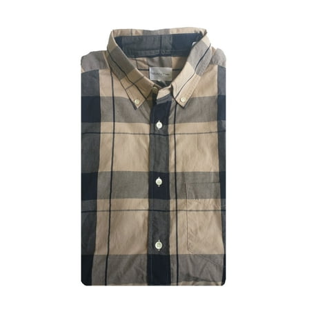 GANT RUGGER Men's Dry Sand Dreamy Oxford Bold Check LFBD 341138 Size M