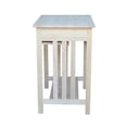 thumbnail image 4 of International Concepts Chariot Informatique en Bois Non Fini, 4 of 11