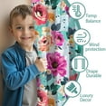 thumbnail image 3 of Blackout Kids Curtains,Pioneer Flower Floral Print Pattern Childrens Insulated Curtains Set Of 2,Bedroom Essentials,Toddler Room Decor 42"x54", 3 of 5