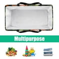 thumbnail image 5 of Tropical Plants Large Capacity Oxford Cloth Picnic Basket Reusable Laundry Bag Easter Basket Foldable Box, 5 of 7