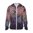 thumbnail image 1 of Fotbe Fireworks2 Chaqueta con Protección Solar UPF 50+ para Hombre y Mujer, Camisa con Capucha y Bolsillos-Medium, 1 of 7