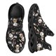 thumbnail image 1 of Zapatillas deportivas resistentes al desgaste para mujer, informales, planas, de color negro, blanco y azul, para primavera, 1 of 6