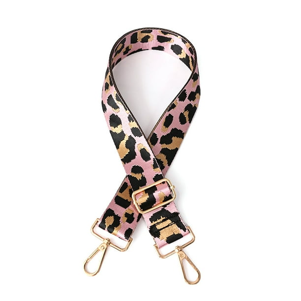 Bolso con correa 75-125CM Correas de hombro ajustables Bolso Accesorios de bricolaje Rosa