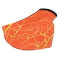 thumbnail image 4 of Uxcell Webbed Swimming Aquatic Gloves Printing Water Resistance Training Gloves Orange 2Pairs, M, 4 of 6