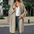 thumbnail image 2 of QHFBli Womens Long Cardigan Sweaters Lightweight Sweater Long Sleeve Open Front Casual Knit Duster Cardigans with Pocket, 2 of 7