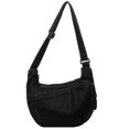 thumbnail image 1 of Bolso Crescent Bag Denim Dumpling para Mujer Bandolera Con Múltiples Bolsillos, 1 of 9