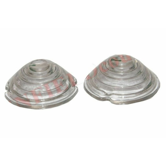 Combination Parking Turn Signal Light Clear Lens Set For Willys Cj 3b Cj3