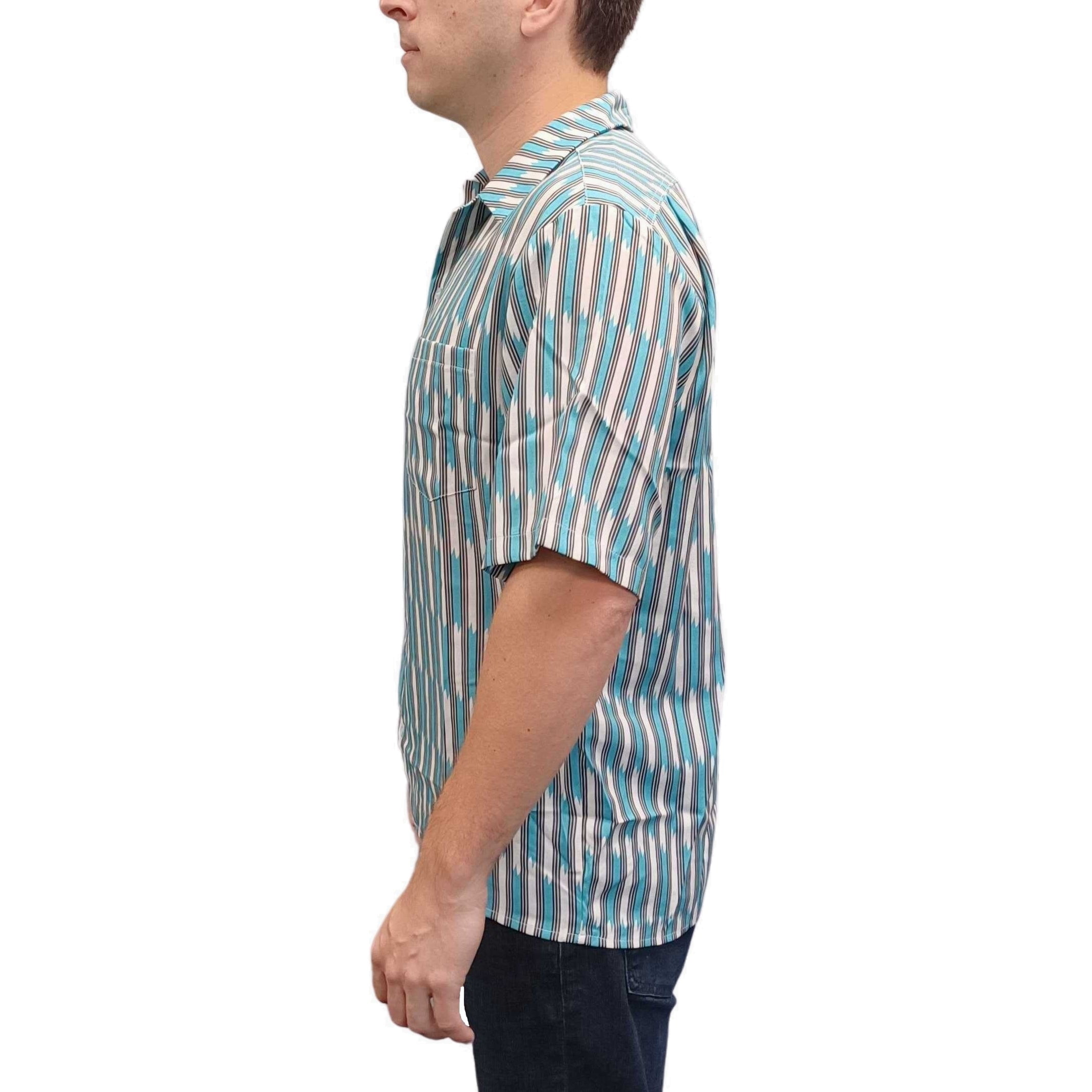 Julius And Vincent Benedict Striped Pattern Shirt - Walmart.com