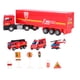 thumbnail image 3 of Camión de bomberos de juguete, mano de obra fina, agarre cómodo, portátil, varios tipos, modelo de camión de bomberos, 3 of 8