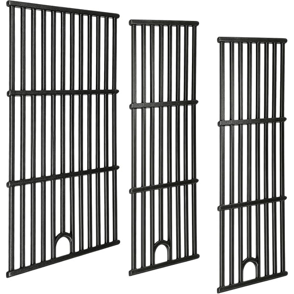 463365021 Cast Iron Grill Grates for Charbroil Performance 4 Burner 463350521 463352521 463354021 463365522, 17 Inch Cooking Grid for Charbroil Grill Parts 463366022 G426-0004-W1 G426-0005-W1