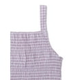 thumbnail image 3 of Wonder Nation Girls’ Gingham Woven Shirt & Cropped Tank Top, 2-Piece Set, Sizes 4-18 & Plus, 3 of 3
