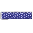 thumbnail image 2 of Daisy Upholstery Fabric by the Yard, Simplistic Illustration of Repetitive Field Flowers, Decorative Fabric for DIY and Home Accents, 10 Yards, Dark Violet Pale Orange by Ambesonne, 2 of 4