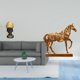 thumbnail image 2 of Estatua de caballo de mujer africana, figura de resina, escultura creativa, adorno central para decoración del hogar, oficina, estante de entrada, reg, 2 of 8