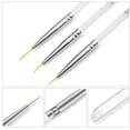thumbnail image 3 of Nail Art Brush Set Gradient Line Painting Dotting Pen Kit Acrylic Handle Gel Polish Crystal Brushes Salon Nails Manicure Tools 13, 3 of 6