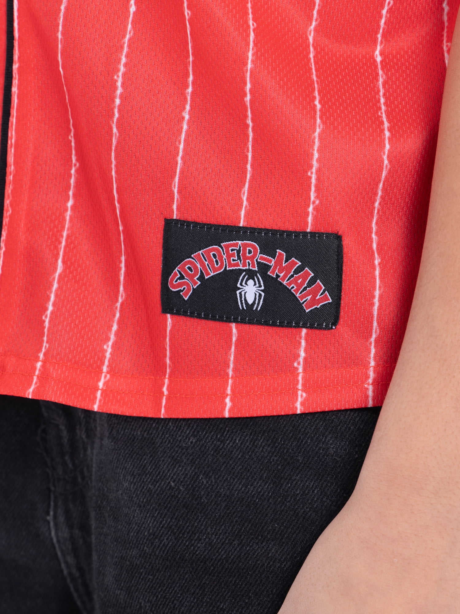 Spider-Man Boys Character Graphic Baseball Jersey, Sizes 4-18