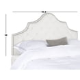 thumbnail image 4 of SAFAVIEH Arebelle Rustic Tufted Wood Headboard with Nail Heads, Queen, White, 4 of 5