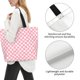 thumbnail image 3 of Disketp Irregular Plaid Bolsa Tote Estampada para Mujer, Bolso de Hombro y de Mano para Compras y Viajes, 3 of 8