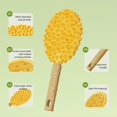 thumbnail image 4 of Cat Grooming Brush Durian Design Cat Massage Comb Durian Cat Scratcher Pet Grooming Supply, 4 of 5