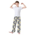 thumbnail image 3 of Daisies Pattern Pajama Pants Soft Lightweight Lounge Pants Bottoms Sleep Pants Warm Comfy, 3 of 9