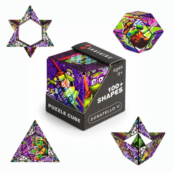 Shashibo Teenage Mutant Ninja Turtles Magnetic Puzzle Cube, Fidget Toy