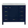 thumbnail image 3 of Horizon 42" Bathroom Vanity with Royal Blue Cabinet and Engineered White Top, 3 of 6