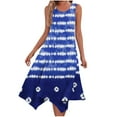 thumbnail image 2 of GERsome Women's Casual Summer Sleeveless Dresses Loose Plus Size Swing Tank Dress Hawaiian Beach Sundress with Pockets, 2 of 6