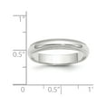 thumbnail image 2 of Primal Gold 10 Karat White Gold 4mm Milgrain Half Round Band Size 11, 2 of 10