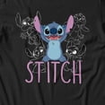 thumbnail image 3 of Disney Lilo & Stitch Classic Joyful Stitch Pose Men's T Shirt (Black, S-XXXL), 3 of 4