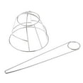 thumbnail image 1 of Horquilla de aleación, soporte para jaula de moño, accesorios para el cabello para mujeres, joyería para el cabello Plata jinwen palos de horquilla para mujeres, 1 of 7