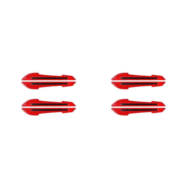 Pegatina para Espejo Retrovisor Sidaley 2 Piezas Rojo