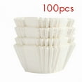 thumbnail image 4 of 100 * square cup cake paper cup-White, 4 of 8