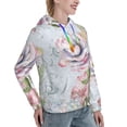 thumbnail image 6 of Honeii Vintage Rose Pattern Womens Oversized Hoodies Long Sleeve Sweatshirts Pullover Fall Outfits with Pocket-XX-Large, 6 of 7