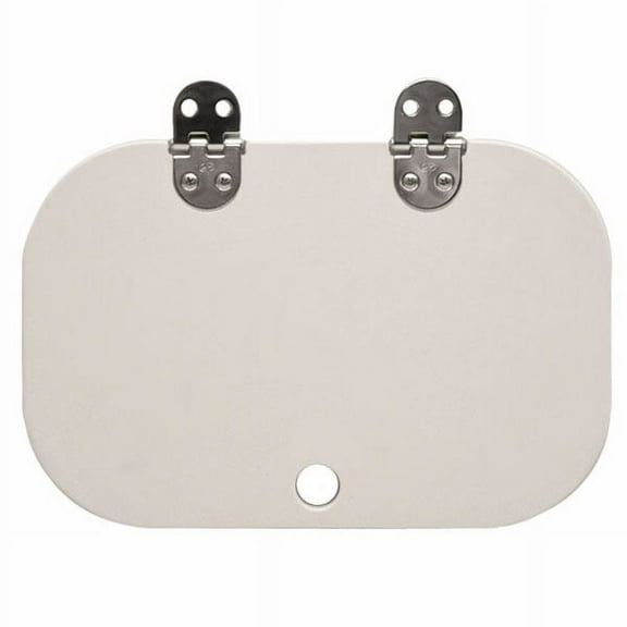 Tracker Boat Storage Lid 177593 | 13 1/2 x 9 Inch Starboard White