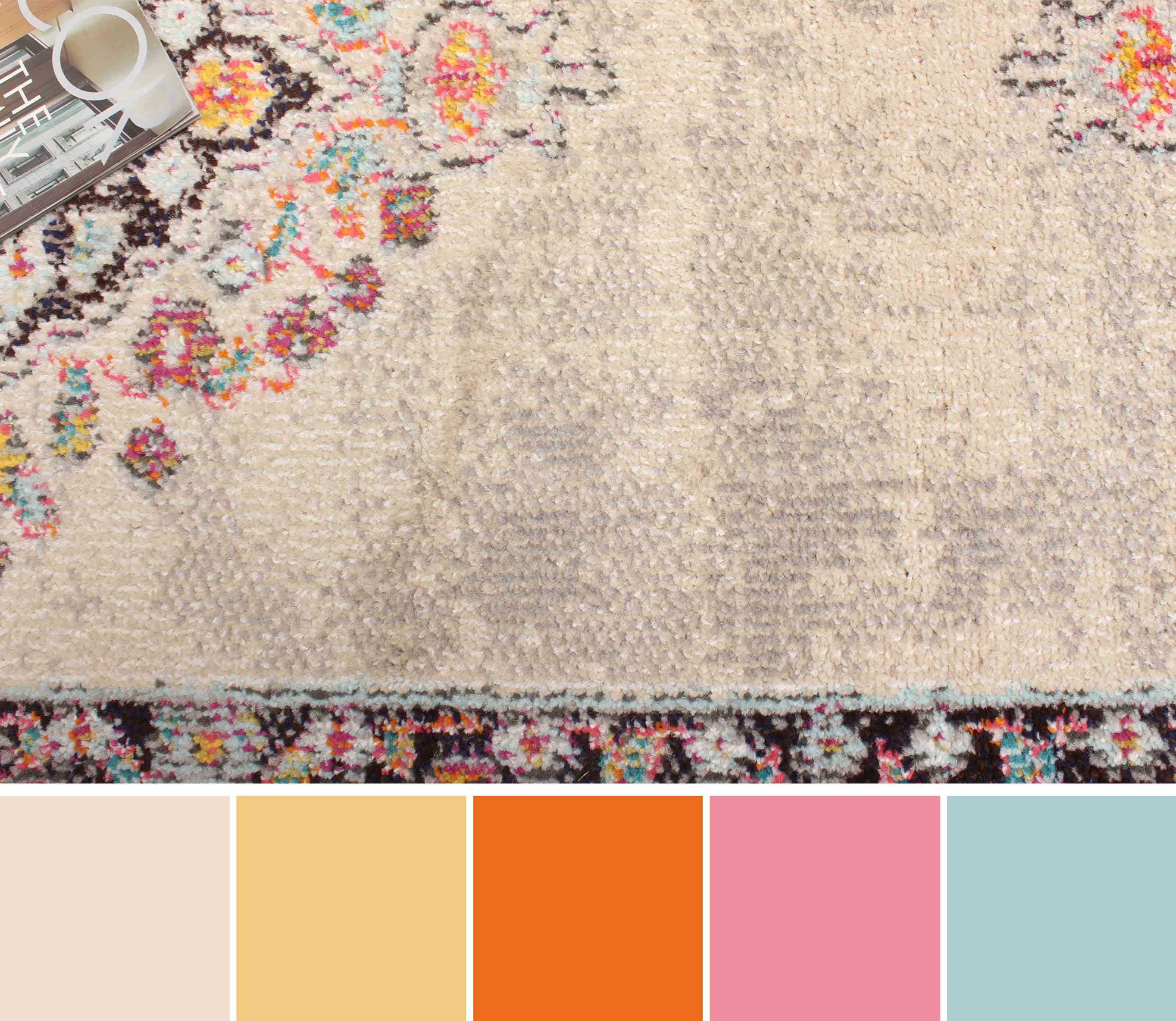 ECARPET Aldora Traditional Area Rug for Living Room, Bedroom, Dining Room, Entrance, Hallway and More