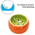 thumbnail image 4 of Cuenco de comida para hámster, plato de comida de cerámica y cuenco de agua para conejito, conejillo de indias, hámster, 2 uds., 4 of 6